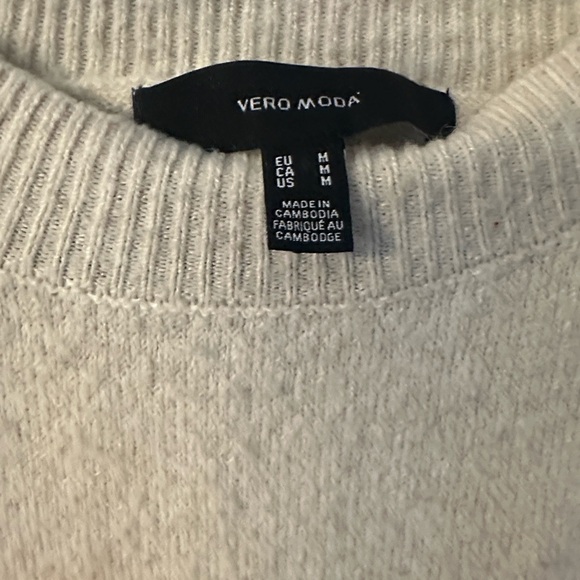 Vero Moda Women’s Color Block Pullover Crewneck Sweater size M - Picture 3 of 7